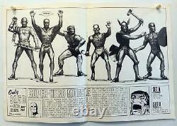 DAVE STEVENS ORIGINAL ART On MARVEL CATALOG #2 ENV 1970 Iron Man CAPTAIN AMERICA