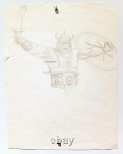 DAVE STEVENS ORIGINAL ART Vtg 1970 CONAN THE BARBARIAN Pencil Sketch Rocketeer