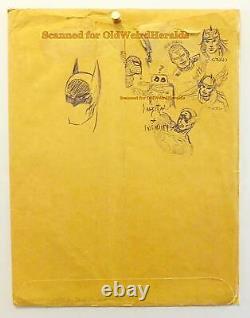 DAVE STEVENS ORIGINAL ART on'70 MARVELMANIA Env CAPT AMERICA Batman THOR Spider