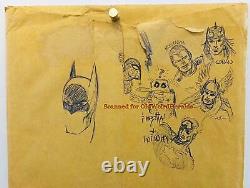 DAVE STEVENS ORIGINAL ART on'70 MARVELMANIA Env CAPT AMERICA Batman THOR Spider
