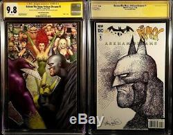 DC Comics BATMAN MAXX ARKHAM DREAMS #1 CGC SS 9.8 Virgin + Original Art Sketch 2