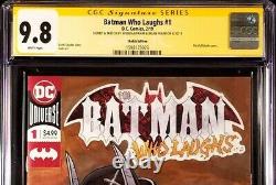 DC Comics BATMAN WHO LAUGHS #1 CGC SS 9.8 Original Art Sketch JOKER CATWOMAN IVY