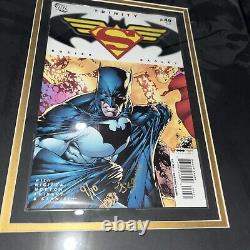 DC Comics John Stanisci Signed Framed 18 By 22 Trinity #49