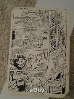 DC Comics THE FLASH #337 PAGE 9 Original Artwork SIGNED Carmine Infantino