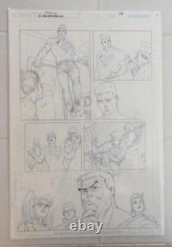 DC Original Art/holiday Special/superboy/penguin/rodney Buchemi/pencils