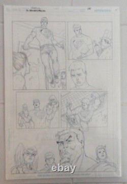 DC Original Art/holiday Special/superboy/penguin/rodney Buchemi/pencils