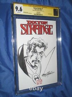 DOCTOR STRANGE #1 CGC 9.6 SS Signed & Original Art Sketch by Neal Adams