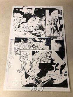 DOMINO #5 original art X-FORCE MARVEL 2018 TOPAZ OUTLAW PROTOYPE DIAMONDBACK