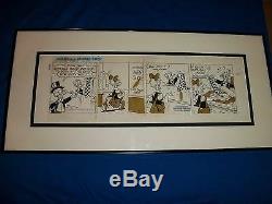 DONALD DUCK Original ART Newspaper Comic STRIP Disney UNCLE SCROOGE McDUCK 1974