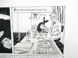 DYLAN DOG # 1 pag. 30 TAVOLA ORIGINALE ANGELO STANO ORIGINAL ART FIRMATA 1986