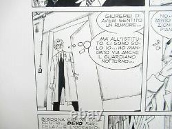 DYLAN DOG # 1 pag. 30 TAVOLA ORIGINALE ANGELO STANO ORIGINAL ART FIRMATA 1986