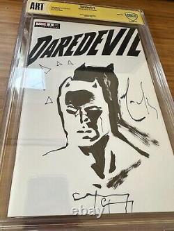 Daredevil David Mack Sketch Cover (Original Art) CBCS slabbed