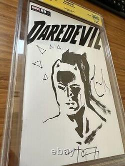 Daredevil David Mack Sketch Cover (Original Art) CBCS slabbed