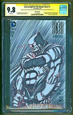 Dark Knight III DK 3 Batman Frank Miller Original Art Sketch CGC SS 9.8 Batfleck