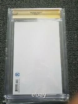 Dark Nights Metal 1 Cgc Ss 9.8 Blank Variant Parrillo Signed Original Sketch Art