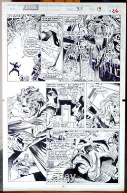 Darkhawk 37 page 19 Marvel Original art Tod Smith Ian Akin 1994