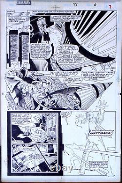 Darkhawk 41 page 6 Marvel Original art Tod Smith Ian Akin 1994