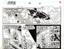 Darkhawk 43 page 6 Marvel Original art Tod Smith Ian Akin 1994