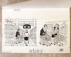 Dave Berg Original Production Art Mad Magazine'The Lighter Side Of' Issue #349