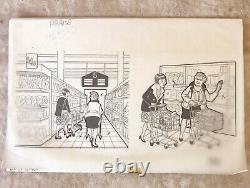 Dave Berg Original Production Art Mad Magazine'The Lighter Side Of' Issue #349