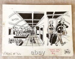 Dave Berg Original Production Art Mad Magazine'The Lighter Side Of' Issue #380