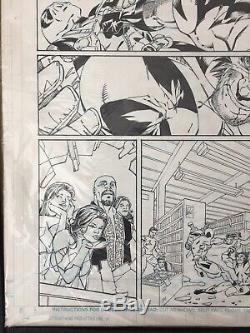 Deadpool 1999 Issue #27 Page 15 Original Art Wolverine Kelly McDaniel McFarland