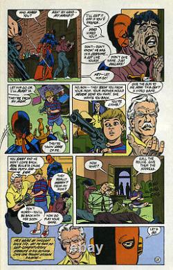 Deathstroke #2 p. 21 Original COMIC ART Steve Irwin Bill Blyberg 1991 Teen Titans