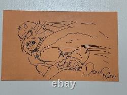 Denis Rodier DC Comic Signed Autograph Art Sketch PSA DNA j2f1c 54