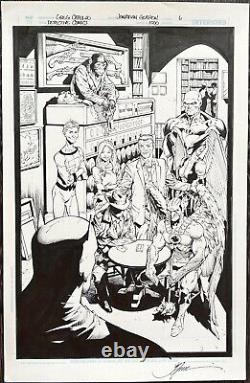 Detective Comics 1000 Splash Page Original Art by Greg Capullo