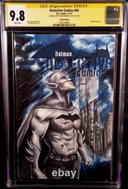 Detective Comics #44 Cgc Ss 9.8 Golden Age Batman Original Art Sketch Joker DC