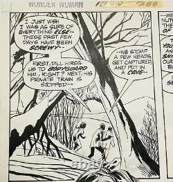Dick Giordano Original Comic Art Wonder Woman #200 PG# 4 Diana Prince 1972