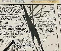 Dick Giordano Original Comic Art Wonder Woman #200 PG# 4 Diana Prince 1972