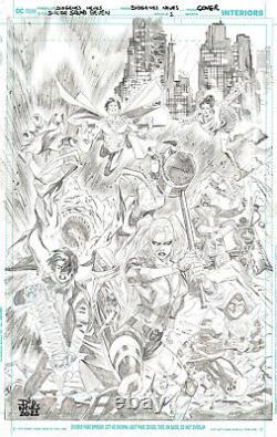 Diogenes Neves Orginal Cover Art Suicide Squad Seven #1 Pencil Harley Quinn