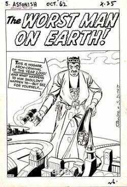Ditko, Steve Tales To Astonish 40 Title Splash Pg 1 Original Art (1962)