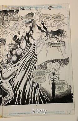 Doctor Strange Annual 4 Pg 36-37 Original Kyle Hotz Comic Art Double Page Spread
