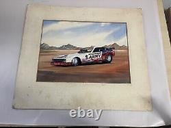 Don The Snake Prudhomme Funny Car Original Art Drawing CEL RARE