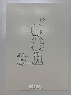 Don Trachte Comic Henry Signed Autograph Original Art Sketch PSA DNA j2f1c 66