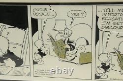 Donald Duck Original Art Newspaper Comic Strip Panel Disney 1979 King Features
