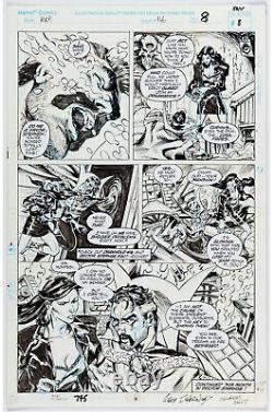 Dr. Strange Original Art Marvel Comics Presents #146 Geof Isherwood