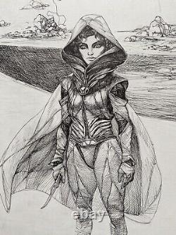 Dune shai halud original Comic Art illustration