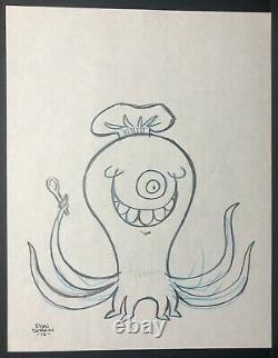 EVAN DORKIN Original Art 6 TV Character Designs Comics Artist Yo Gabba Gabba