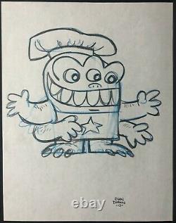 EVAN DORKIN Original Art 6 TV Character Designs Comics Artist Yo Gabba Gabba