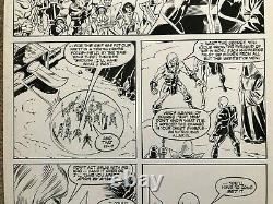 Eternals Original Comic Art Marvel Issue #6 Pg #17 Sal Buscema Art 1986