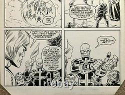 Eternals Original Comic Art Marvel Issue #6 Pg #17 Sal Buscema Art 1986