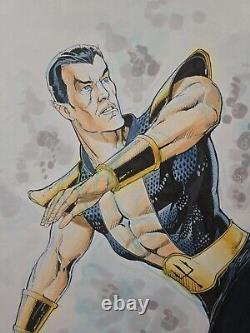 Ethan Van Sciver EVS Original Sketch Art Namor Marvel Comics 2008