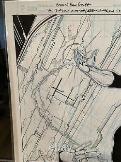 Ethan Van Sciver Original Comic Art Page Hal Jordan Green Lantern Issue 24 Pg 4