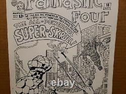 FANTASTIC FOUR 18 Comic Book Cover Recreation Original Art MIKE DECARLO Kirby