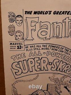 FANTASTIC FOUR 18 Comic Book Cover Recreation Original Art MIKE DECARLO Kirby