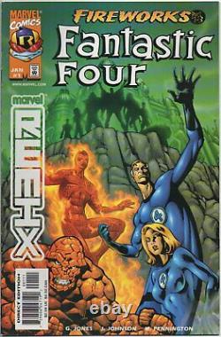 FANTASTIC FOUR Fireworks #1 original Marvel Comics COVER ART by Jeff Johnson