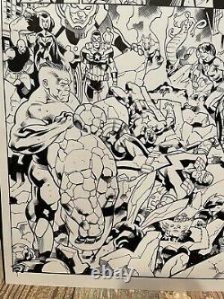 Fantastic Four 18 Page 31 Kirk Scott Hannah Spider-Man Hulk Original Comic Art